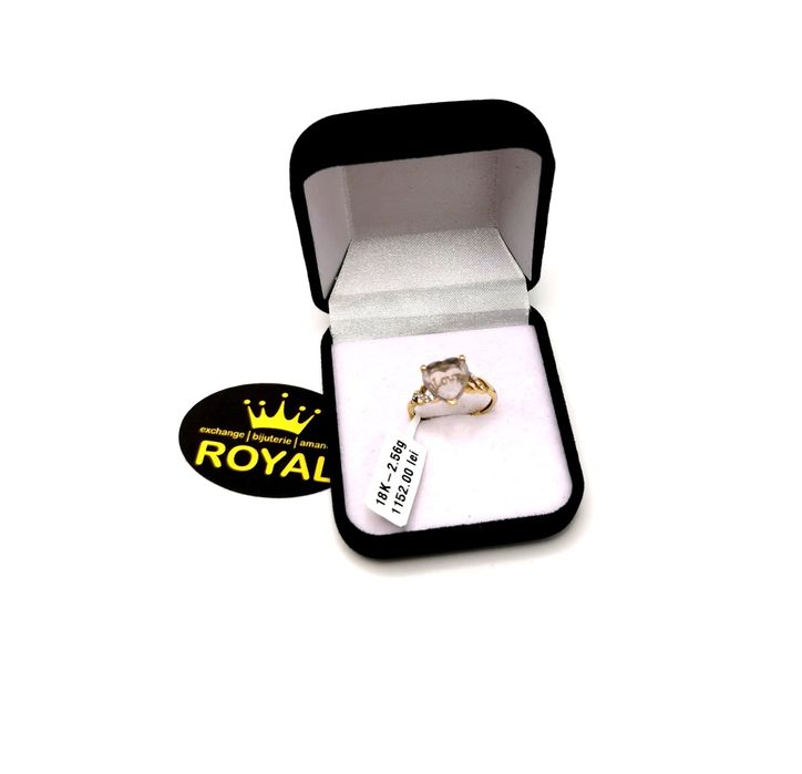 Bijuteria Royal inel din aur 18k 2.56 gr
