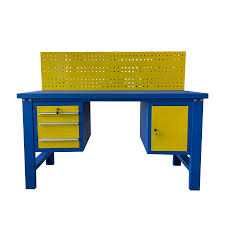 Металлический верстак слесарный, лабораторный