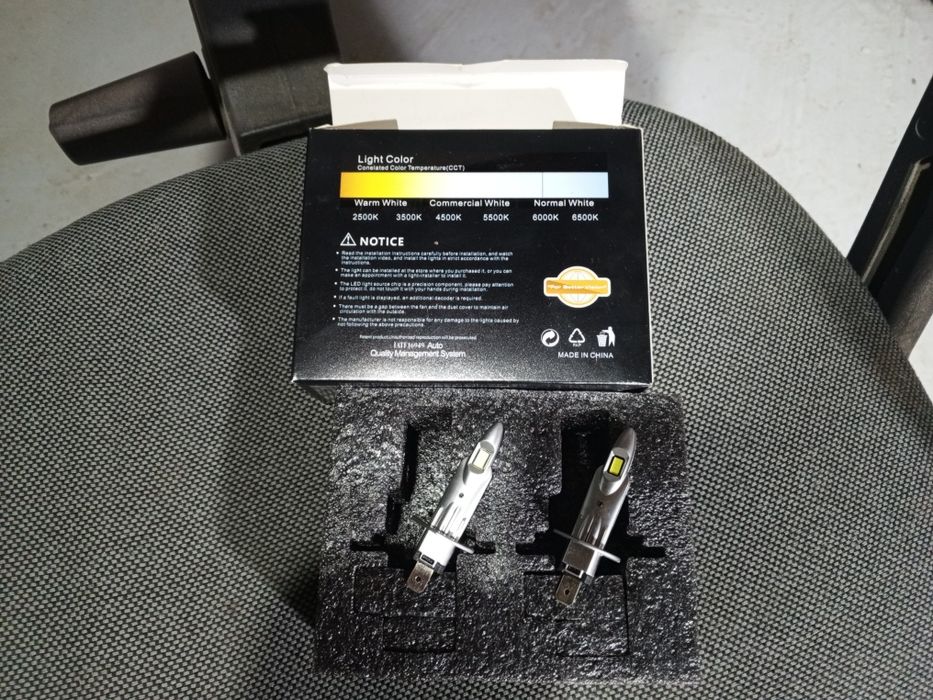 Лед лампы H1 , H3,  H7.