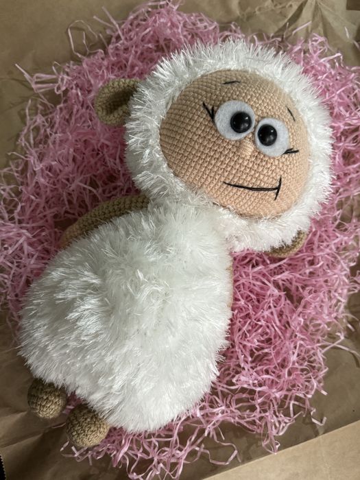 Вязаная овечка из серии кукол Бонни