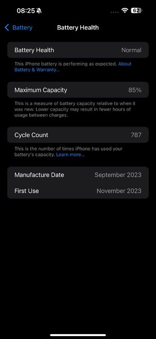 iPhone 15 Pro Max 256 GB 85%