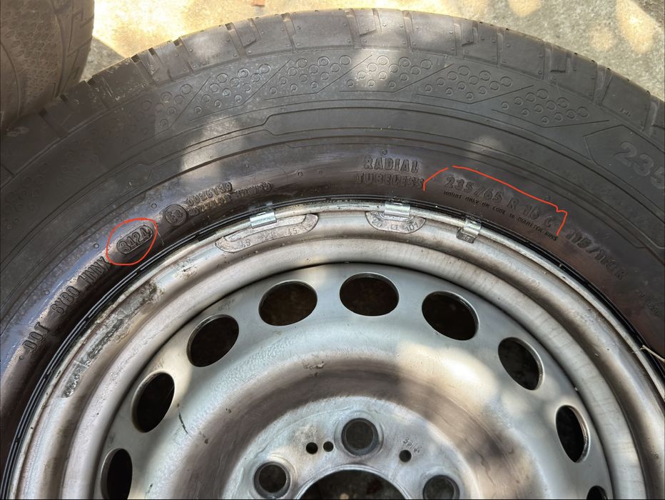 Continental 235/65 R16 C  - VARĂ - Sprinter, Crafter