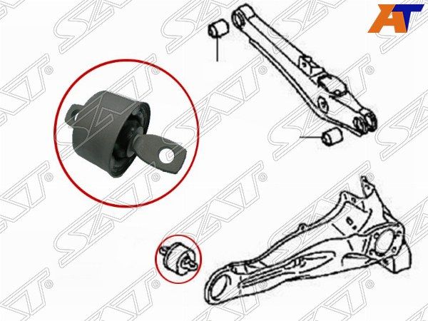Сайлентблок Mitsubishi Asx