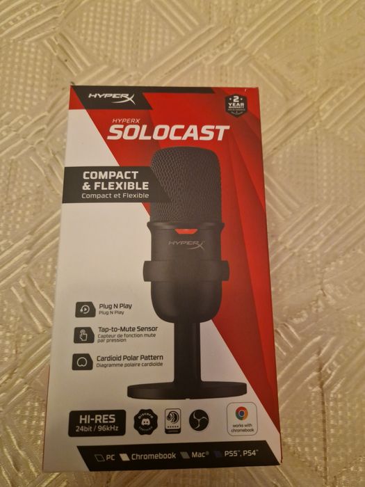 Vând microfon HyperX SoloCast USB