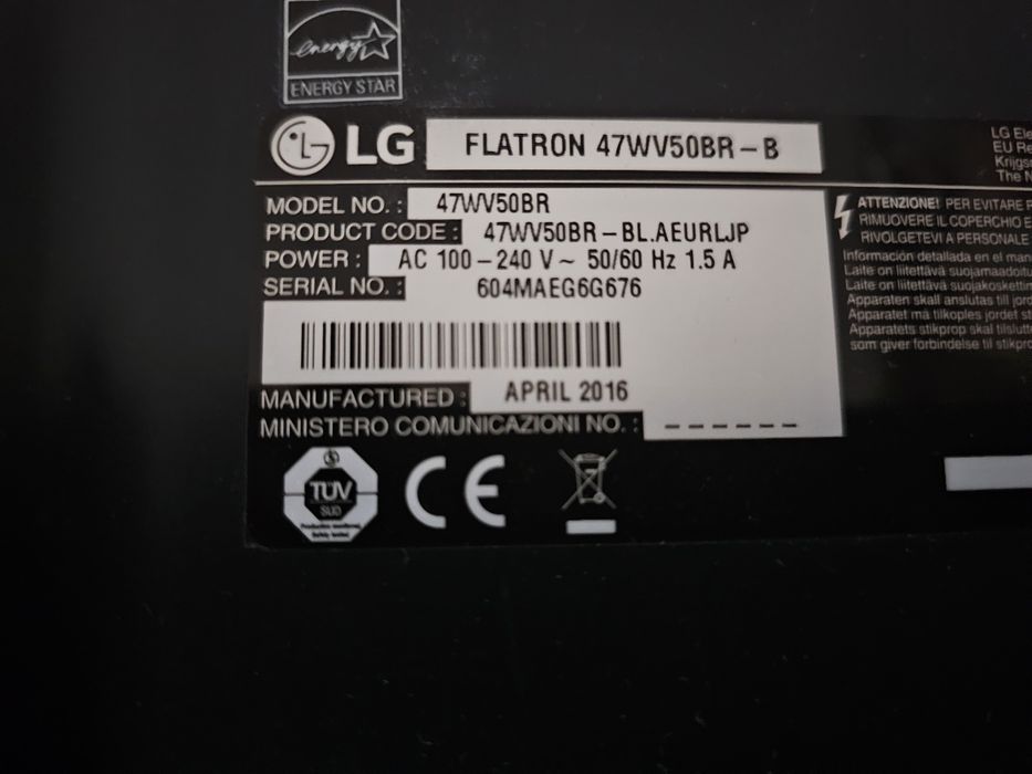 Led display LG 47",Full HD,digital