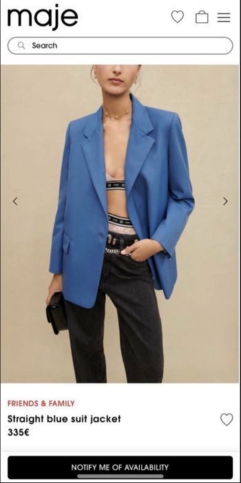 Оригинален костюм Maje