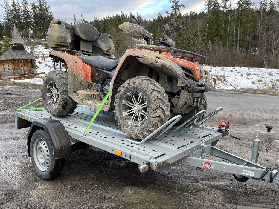 Inchiriez / transport remorca 65 ron pentru marfa-moto-platfotma atv