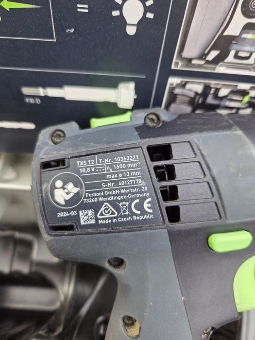 FESTOOL TXS 12 2.5-Set   Акумулаторен винтоверт