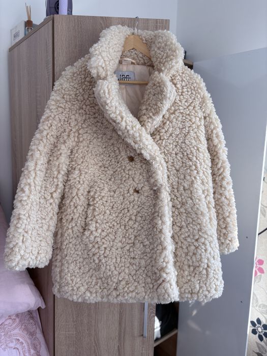 Дамско пухкаво яке тип Teddy – 2 бр. размер 44 (НОВО с етикет)