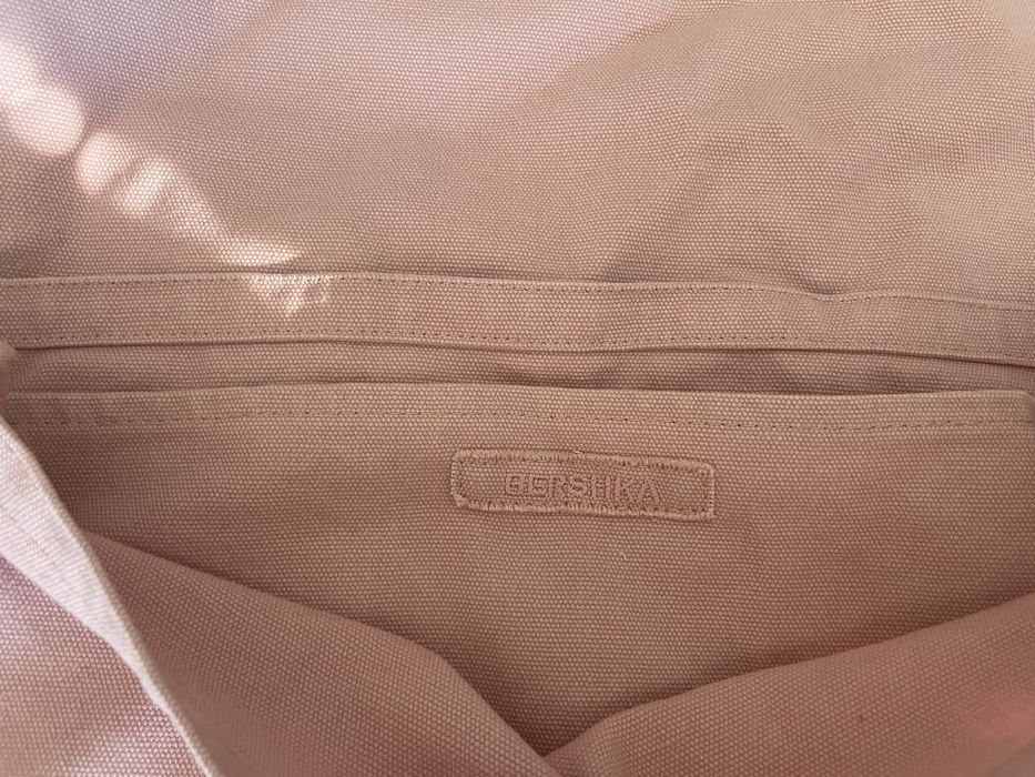 Чанта за през рамо Bershka розов деним