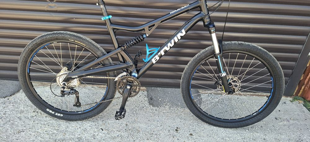 Bicicleta 26" Rockrider 500S, Full Suspension, Shimano,
