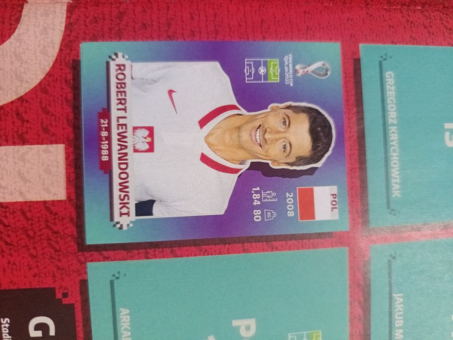 Album Panini FIFA World Cup Qatar 2022 parțial completat