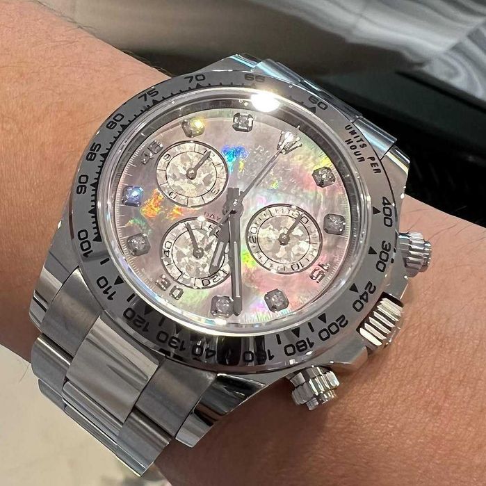 rolex daytona 40mm Pearl Dial