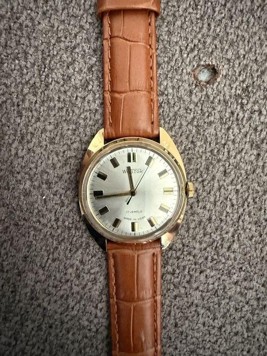 Съветски позлатен часовник Wostok Восток