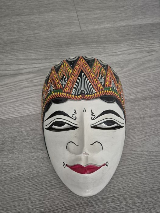 Vand 2 masti traditionale decorative perete, din Indonezia