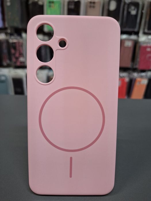 Гръб MagSafe за Samsung S24  кейс за безжично зареждане