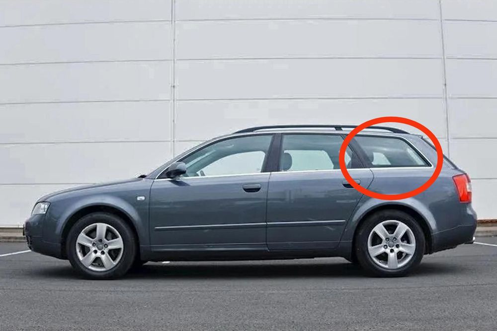 Задно стъкло купе Audi A4 B6 Комби