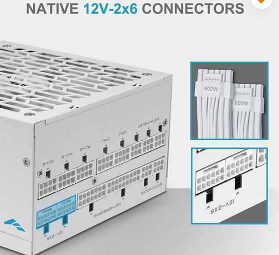 NOU ‼️Sursa Gaming 1200w Platinum - White - full modulara - PCIe 5.1 !
