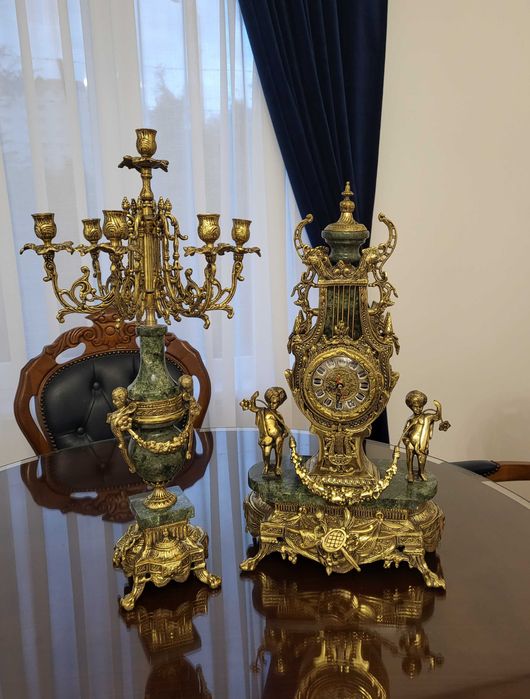 Бароков свещник/часовник