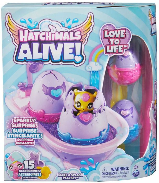 Hatchimals Alive Комплект яйце изненада кошница количка - 3 вида НОВИ