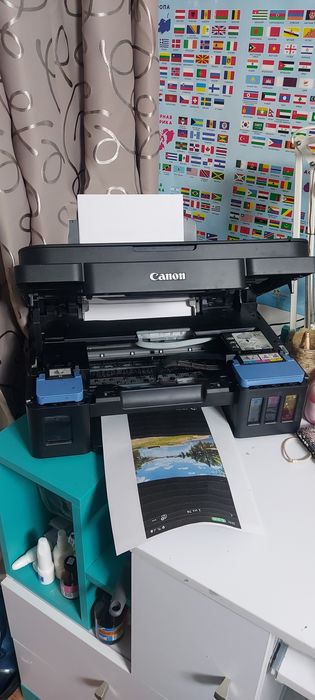 Цветной принтер МФУ Canon G3411