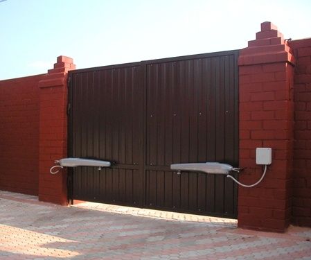 Откатные ворота.