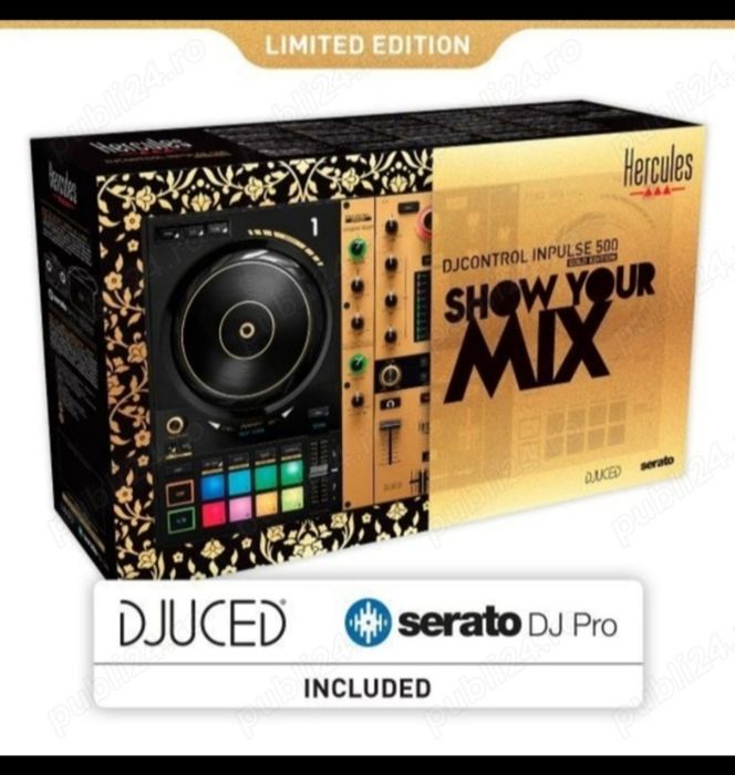 Consola DJ Hercules Inpulse 500 Gold Limited Edition
