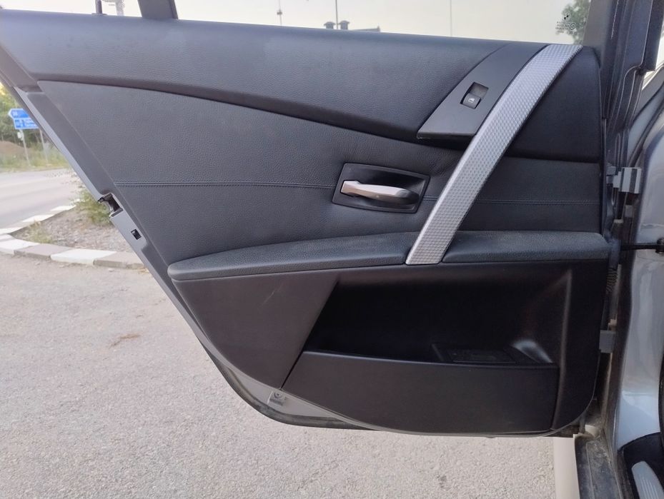 Черен кожен рекаро салон за BMW e60