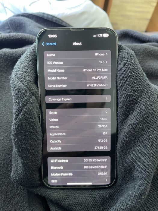 Iphone 13 Pro Max 512GB 84%baterie