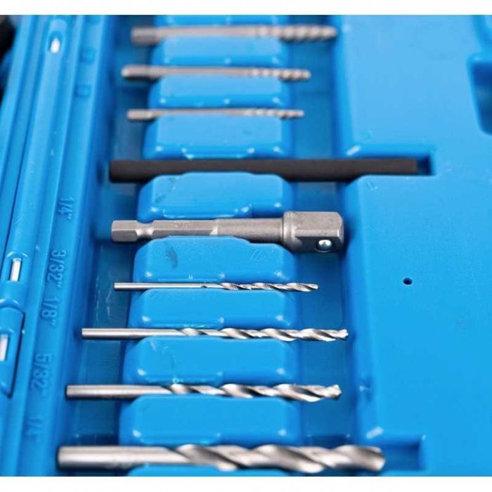 Комплект екстрактори, гайкоцеп и шпилковадачи 28 части HAWEK