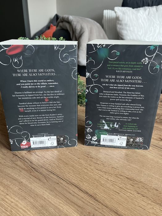 Втора и трета книга от поредицата Gods and monsters (Book of Azrael)