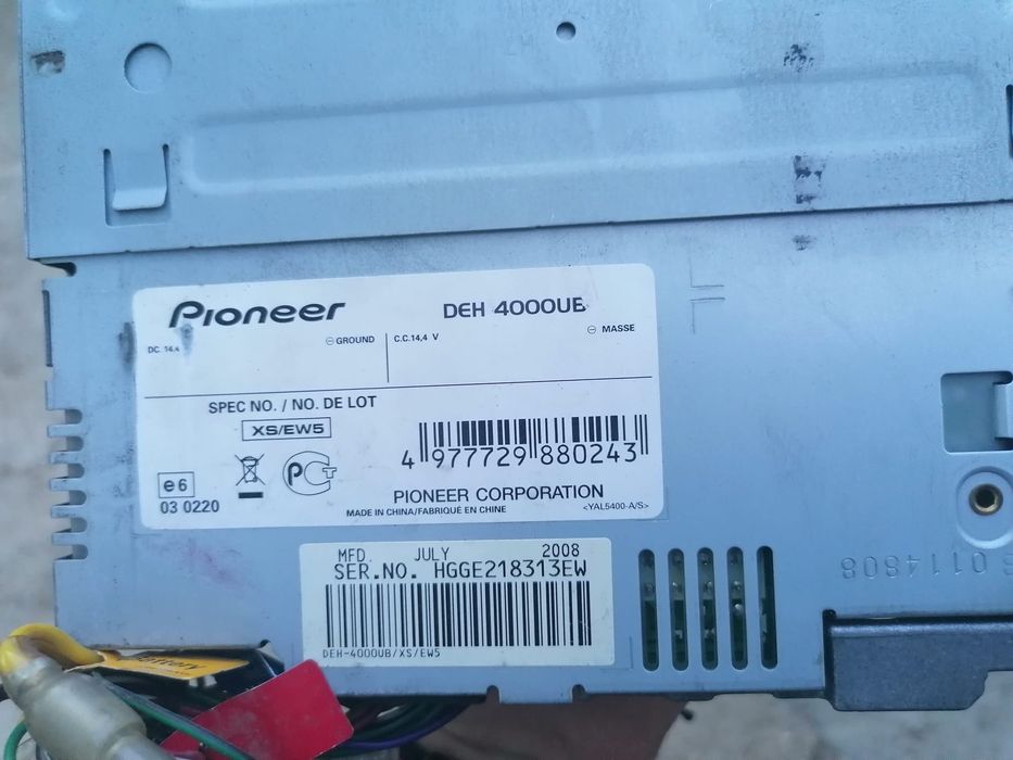 Casetofon Pioneer