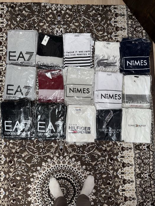 Футболки Lacoste,Armani,Tommy Helfiger