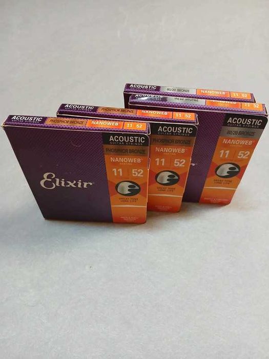 Elixir corzi de chitara Phosfor bronz 11-52