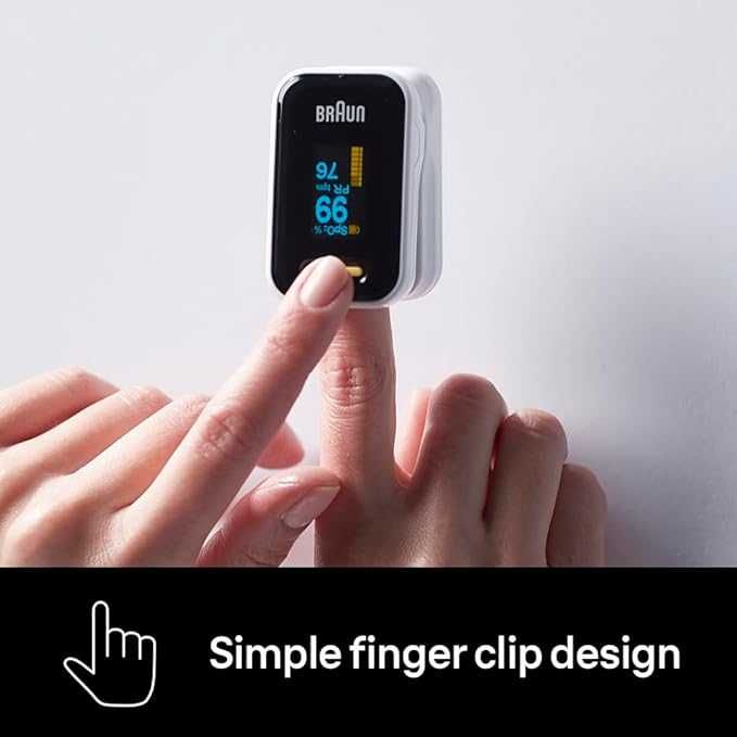 Пулсоксиметър Braun Pulse Oximeter 1 (YK-81CEU) Черен