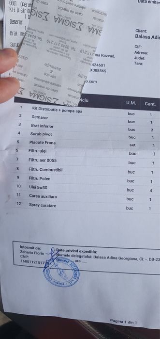 Vand Ford Fiesta 2009