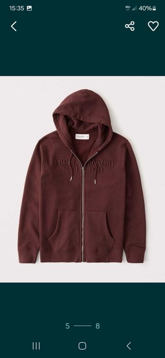 Толстовки "Abercrombie & Fitch".