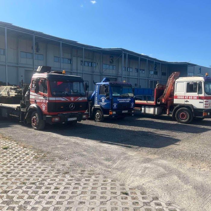 Транспортни услуги - Камион с кран