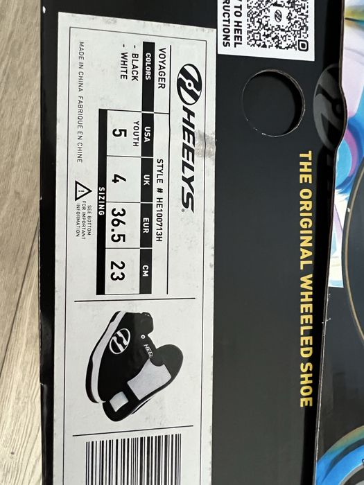 Heelys маратонки с колелца 36