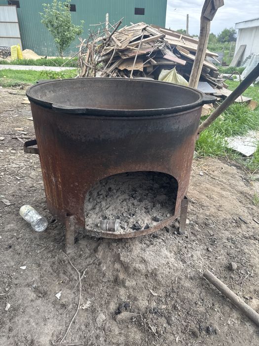 Продается казан с очагом