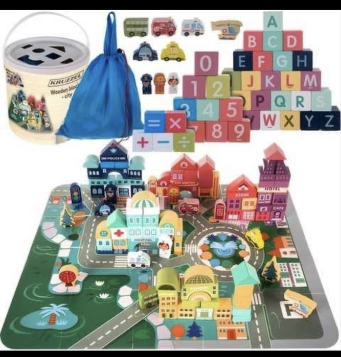 Музикални Играчки, Дървени блокчета, пъзели, Монтесори, бебе аксесоари