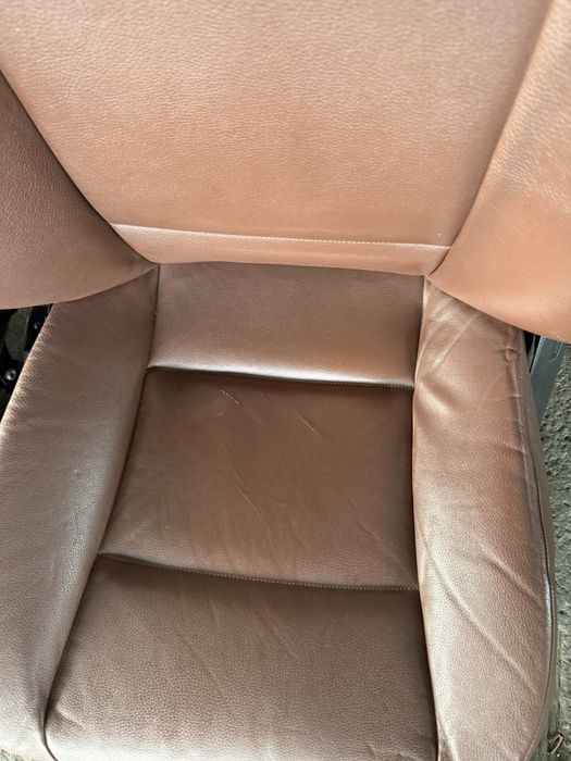 Scaune față piele Zimtbraun BMW Seria 5 F10 / F11 (2011) – Încălzire, Electrice maro ideale pt proiecte mobilier .. oem bme