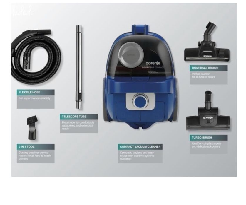 Пылесос новый Gorenie