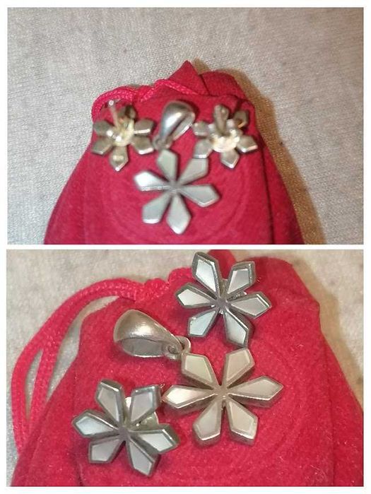 Намален сребърен комплект