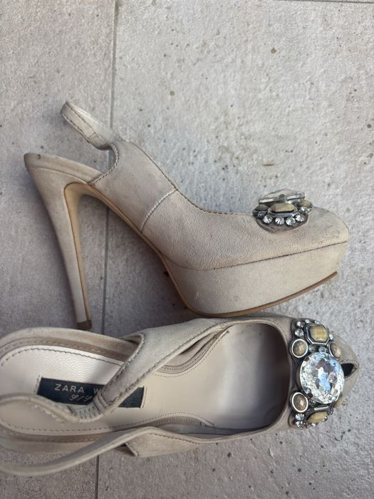 Sandale elegante Zara toc de 14