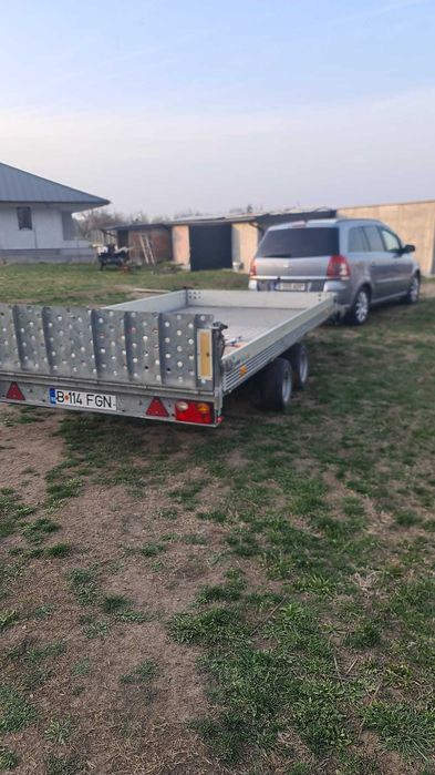 Humabur remorca-platforma basculabila 3t