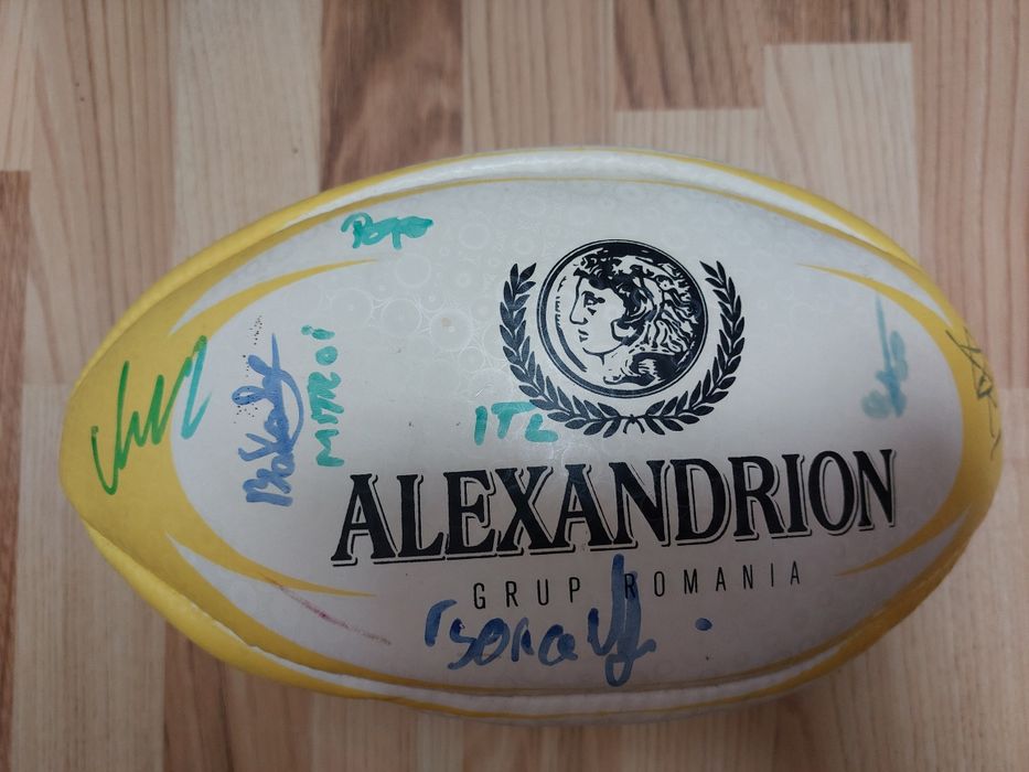 Minge Rugby cu autografe semnaturi
