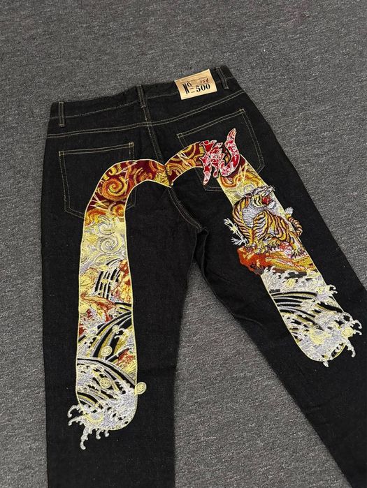 Оригинални Evisu Year Of The Tiger Дънки