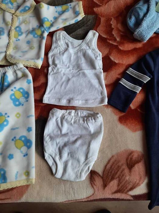 Нови бебешки дрешки+нова пижама 12-14 г. дете, 46 номер
