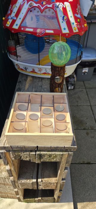 Cusca pentru hamster Ferplast Circus Fun, cu accesorii, 49.5x34x42.5